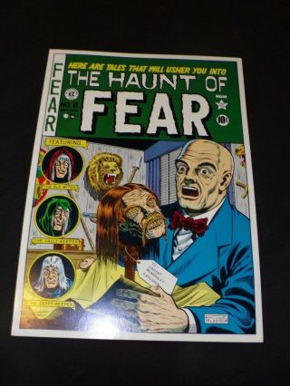 Vtg 1970s Ec Comic Book Cover Art Poster The Haunt Of Fear 18 - Strange Oddity
