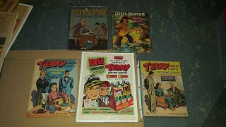 1946 Terry And The Pirates Coloring Books 1956 Little Beaver Ad Canada Dry 1953