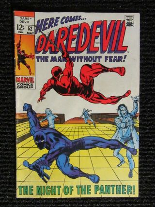 Daredevil 52 May 1969 Black Panther Book