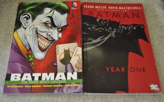 Dc Comics Set/2 Ed Brubaker Batman Laughs 2008 Frank Miller Year One 2005