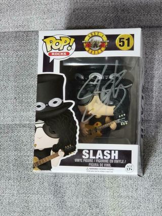 Slash Signed Funko Pop Guns N Roses