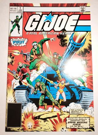 Tales Of Gi Joe Comic Book 1 Reprint