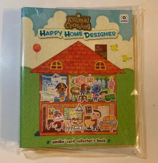 (rare) - Animal Crossing Happy Home Designer Amiibo Card Collector’s Book Acnl
