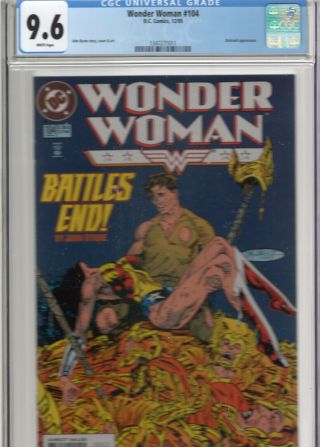 Wonder Woman 104 Cgc 9.  6 (1 Of Only 5 Graded) John Byrne Cover/story & Art