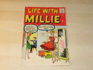 Life With Millie 8 (1) Silver Age Higher Grade Stan Lee Chili Paper Dolls Wow