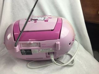 Hello Kitty Compact Disc Player Stereo Radio Tape Recorder Boom Box 3
