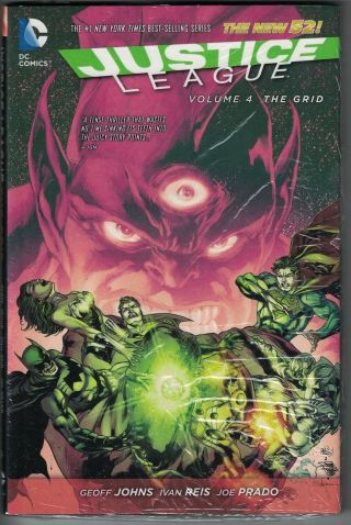 Justice League (2011) Vol 4 The Grid Hc Hardcover $24.  99srp Geoff Johns