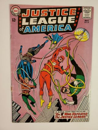Justice League Of America 27 (vg - 3.  5) 1964 " The " I " Who Defeated The League "