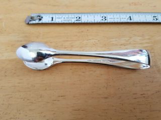 Vintage To Antique M.  S.  Ltd Sheffield England Silverplated Sugar Cube Tongs