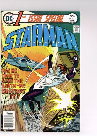1st Issue Special 12 Starman Dc Comics 1976 Nm 1st Appearance & Origin Bronze