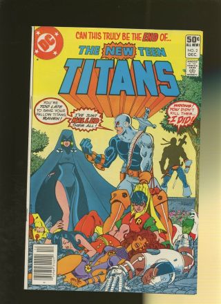 Teen Titans 2 Vf/nm 9.  0 1 Book 1st Deathstroke,  Wr Winter Green & More
