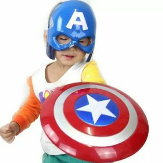 The Avengers Captain America 30 Cm Shield Marvel Costume With Led Light For Kids