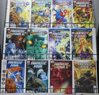 Fantastic Four By Johnathan Hickman Sample Set 12 Issues Fine/,
