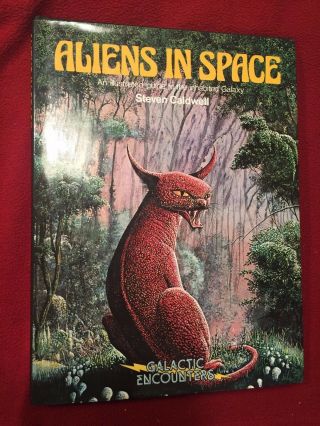 Aliens In Space By Steven Caldwell Hardback Book 1979 Illustrated Guide