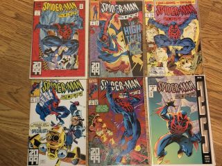 Spider - Man 2099 1 Foil Cover (key),  2,  3,  4,  25.  Marvel Nm - 1992 - 94
