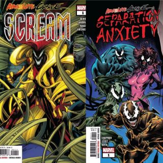 Absolute Carnage Scream 1 And Separation Anxiety 1 Main Cover Nm 2 Comic Bndl