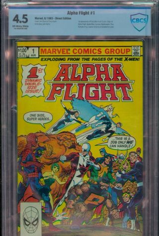 Alpha Flight 1 (aug 1983,  Marvel) Plus Marvel Spotlight 1 Captain Marvel