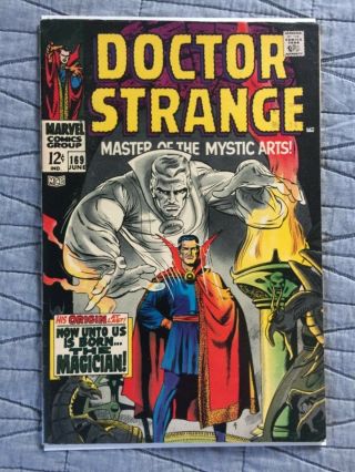 Rare 1968 Silver Age Doctor Strange 169 Key Origin Issue