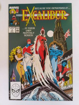 Excalibur 1,  1988,  Marvel,  Chris Claremont,  1st Appearance Of Widget Nm/m 9.  8,