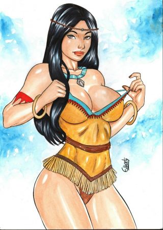 Pocahontas (11 " X17 ") By Elberty - Ed Benes Studio