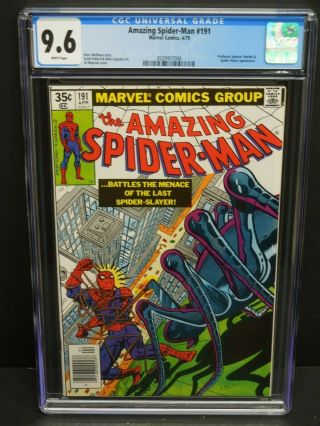 Marvel Spider - Man 191 1979 Cgc 9.  6 Wp Prof.  Smythe & Spider - Slayer App
