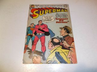 Ungraded Dc Superman Jan - Feb 1953 Comic Book No 80 10 Cent