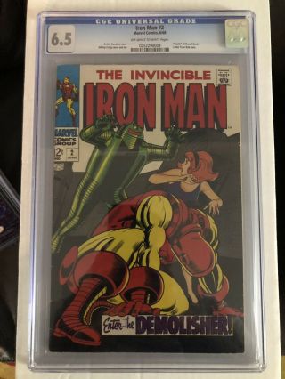 Iron Man 2 Marvel Comics (june 1968) 6.  5 Cgc Grade