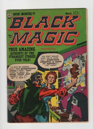 Black Magic Vol 2 4 (10) Vf,  8.  5 Prize Comic Horror Golden Age 10c