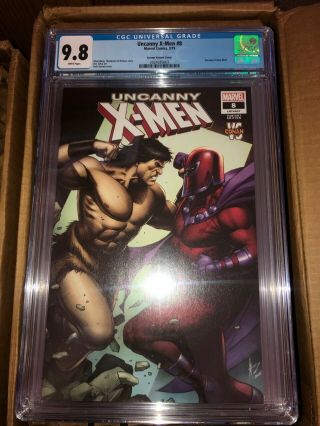 Uncanny X - Men 8 Cgc 9.  8 Dale Keown Variant Conan Vs.  Magneto