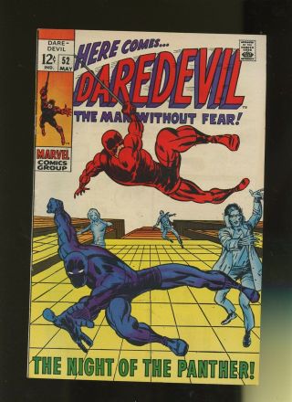 Daredevil 52 Fn 5.  5 1 Book Marvel,  Avengers,  Black,  Barry Smith Vol.  1 1969
