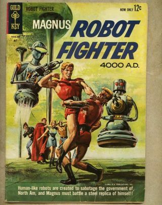 Magnus Robot Fighter 2 - 1963 Vg 4.  0 Russ Manning The Aliens Gold Key
