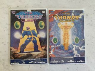 Thanos Quest 1 And 2 Vf/nm Infinity Gems 1st Printings Jim Starlin.