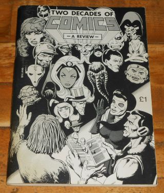 Two Decades Of Comics Rare 116pg Fanzine 1981 Brian Bolland Batman Joker X - Men