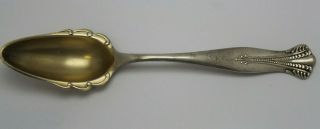 Vintage Sterling Silver Gold Washed Bowl Souvenir Spoon Wt 19g