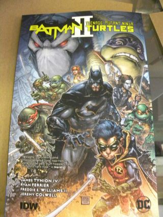 Dc Idw 2019 Batman Teenage Mutant Ninja Turtles Ii Tpb Reg $17 Qq