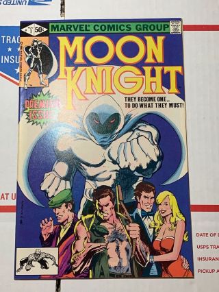 Moon Knight 1 (marvel Comics 1980) First Series; First App Of Bushmaster