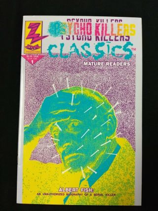 Psycho Killers Classics (1992) Comic Zone.  Albert Fish.  Very Rare