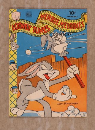Looney Tunes And Merrie Melodies (dell) 40 1945 Vg - 3.  5