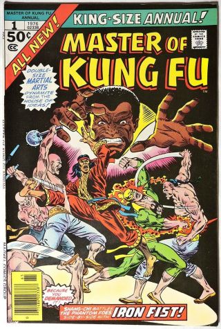 S704.  Master Of Kung - Fu Annual 1 8.  0 Vf (1976) 1st App.  Of Cybelle & Shai - Than