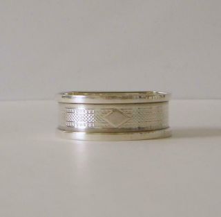 A Vintage Sterling Silver Napkin Ring Birmingham 1932 Henry Griffith & Sons Ltd