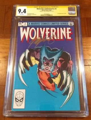 Wolverine Limited Series 2 1982 Cgc 9.  4 Signed Claremont White Pages Yukio