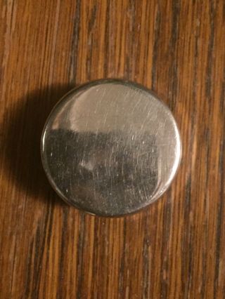 Vintage Silver Pill Or Snuff Box 2