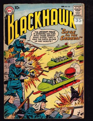 Blackhawk 121 " Secret Weapon Of The Archer " (4.  0) 1958 Wh