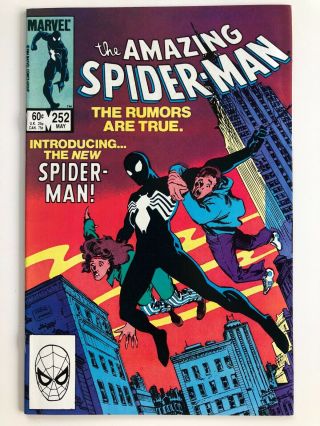 The Spider - Man 252 (1984,  Marvel) - 1st Black Suit Appearance - Nm