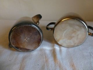 Vintage EPNS silver plated Sheffield England Milk and cream pot jug 3