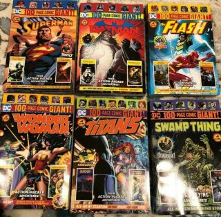 Walmart - Dc 100 - Page Giant Batman Superman 13 Titans Flash Ww Swamp Thing 6