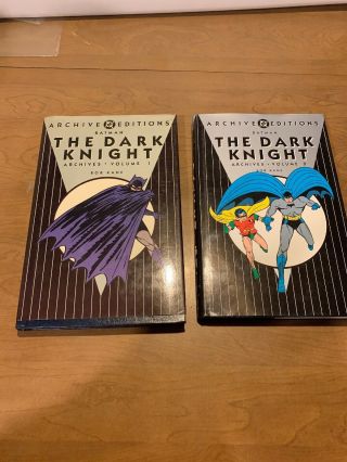 Dc Archive Editions: The Dark Knight Archives,  Vol 1 And 2 Hardcover