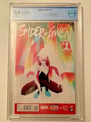 Marvel Spider - Gwen 1 (2015) 1st Solo Series Gwen Stacy First Print (9.  8)