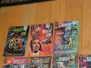 10 OLD 1960s TWILIGHT ZONE COMIC BOOKS ROD STERLING DELL GOLD KEY 2