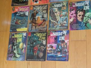 10 OLD 1960s TWILIGHT ZONE COMIC BOOKS ROD STERLING DELL GOLD KEY 4